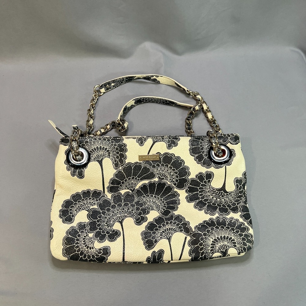 Kate Spade‎ New York Helena Handbag Florence Broadhurst Black White Floral Print